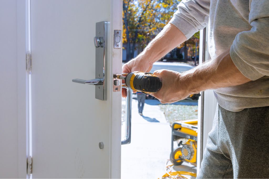 Instalación de puerta acorazada